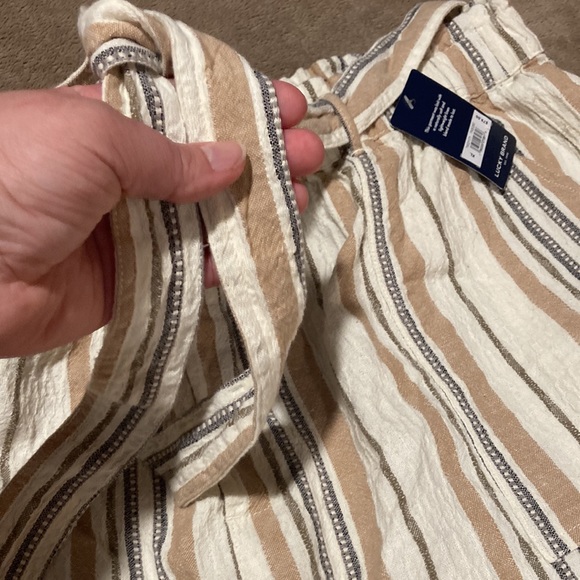 Lucky Brand Striped Paperbag Shorts - Picture 7 of 12